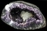 Amethyst Crystal Geode With Calcite - Uruguay #36903-2
